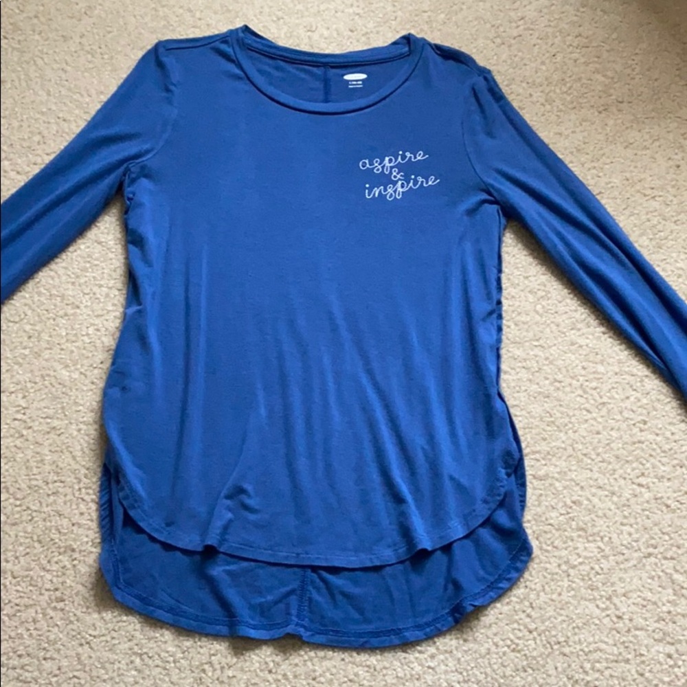 Long sleeve with quote